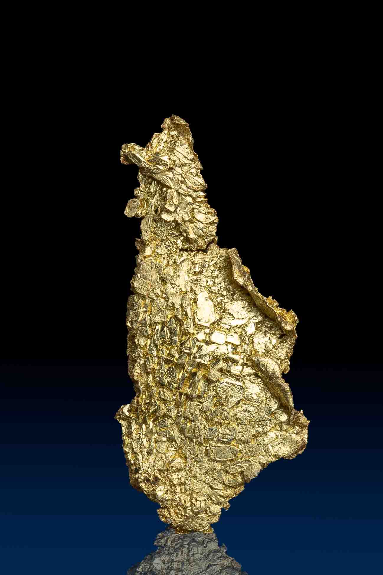 (image for) Beautiful Shiny Crystallized Gold Specimen from Farncomb Hill, Colorado